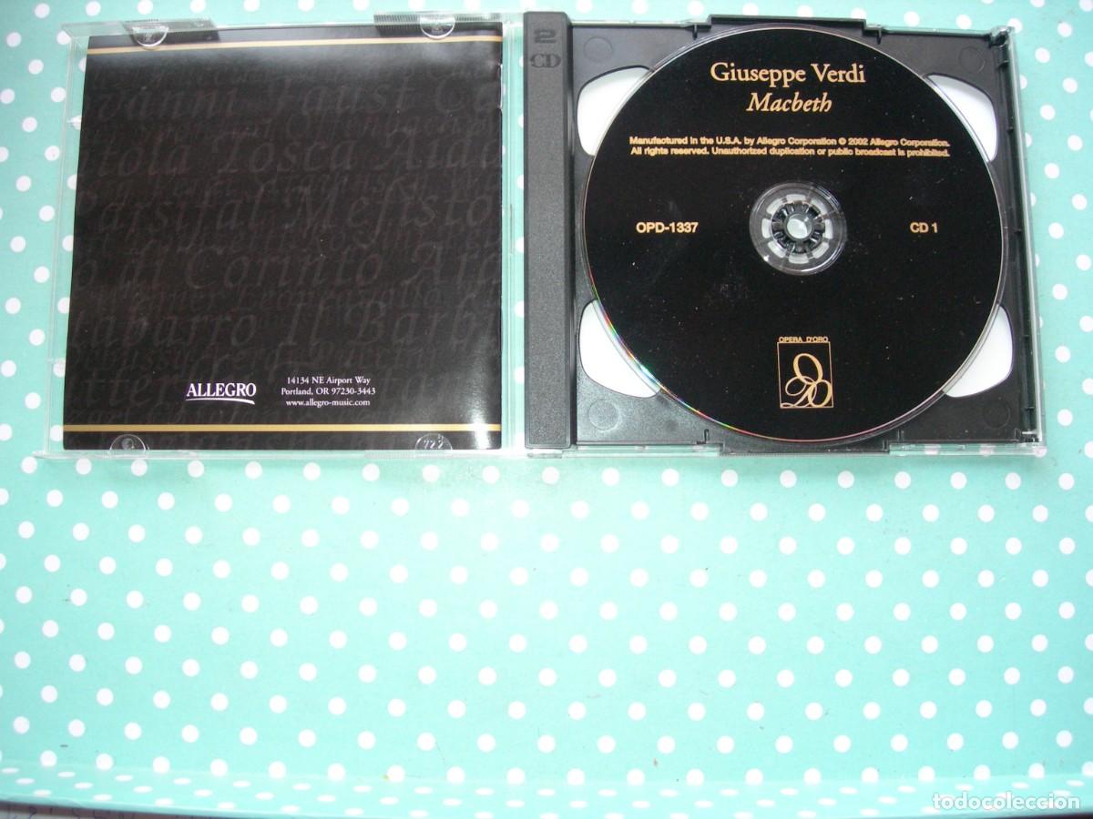 CDs de m&uacute;sica: MACBETH / CLAUDIO ABBADO / 2 CD / &Oacute;PERA / COLECCI&Oacute;N PARTICULAR - Foto 2