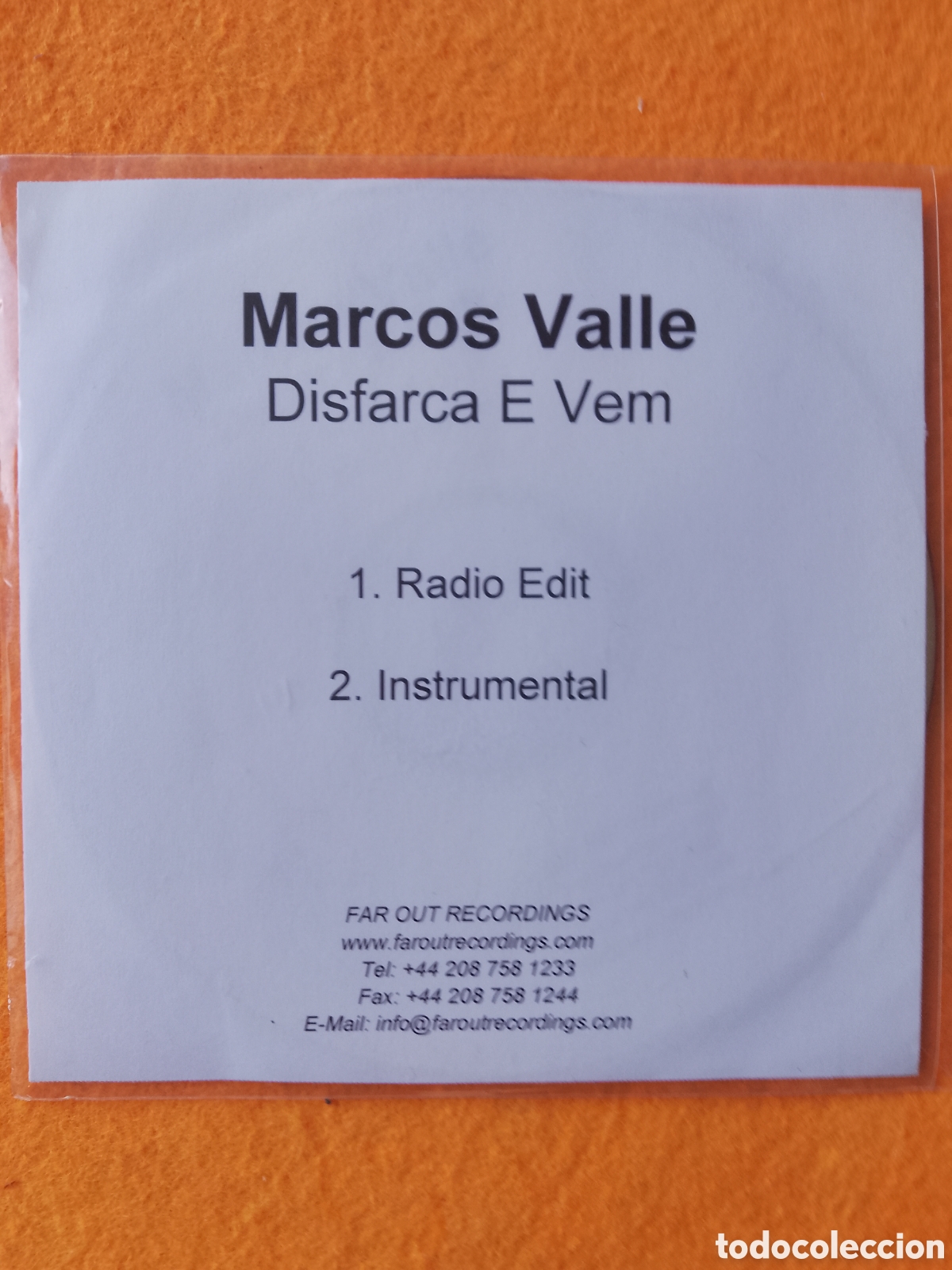 CDs de m&uacute;sica: MARCOS VALLE - DISFARCA E VEM - CD PROMO - - Foto 1
