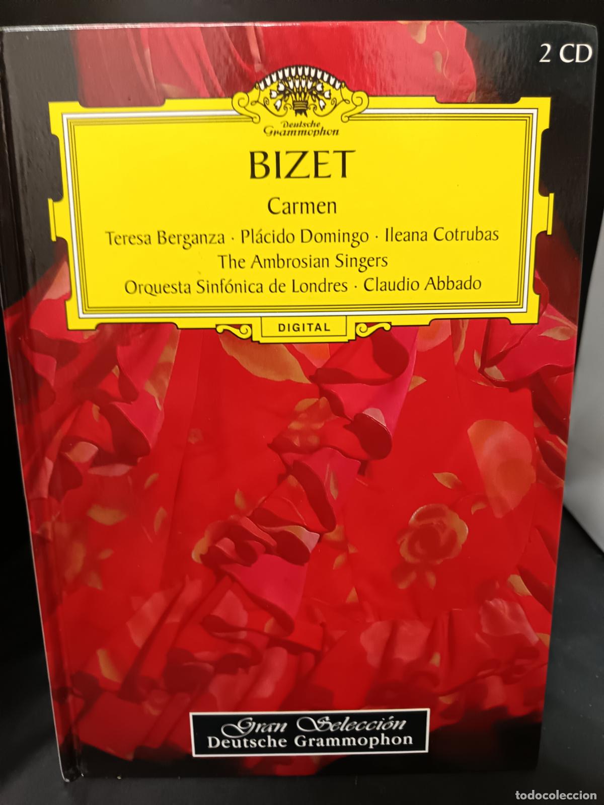 CD di Musica: BIZET, LIBRO 27 GRAN FORMATO & 2CDs GRAN SELECCI&Oacute;N DEUTSCHE GRAMMOPHON. CARMEN