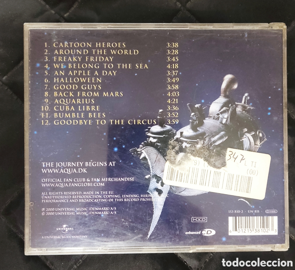 CDs de m&uacute;sica: AQUA - AQUARIUS CD EUROPE - Foto 2