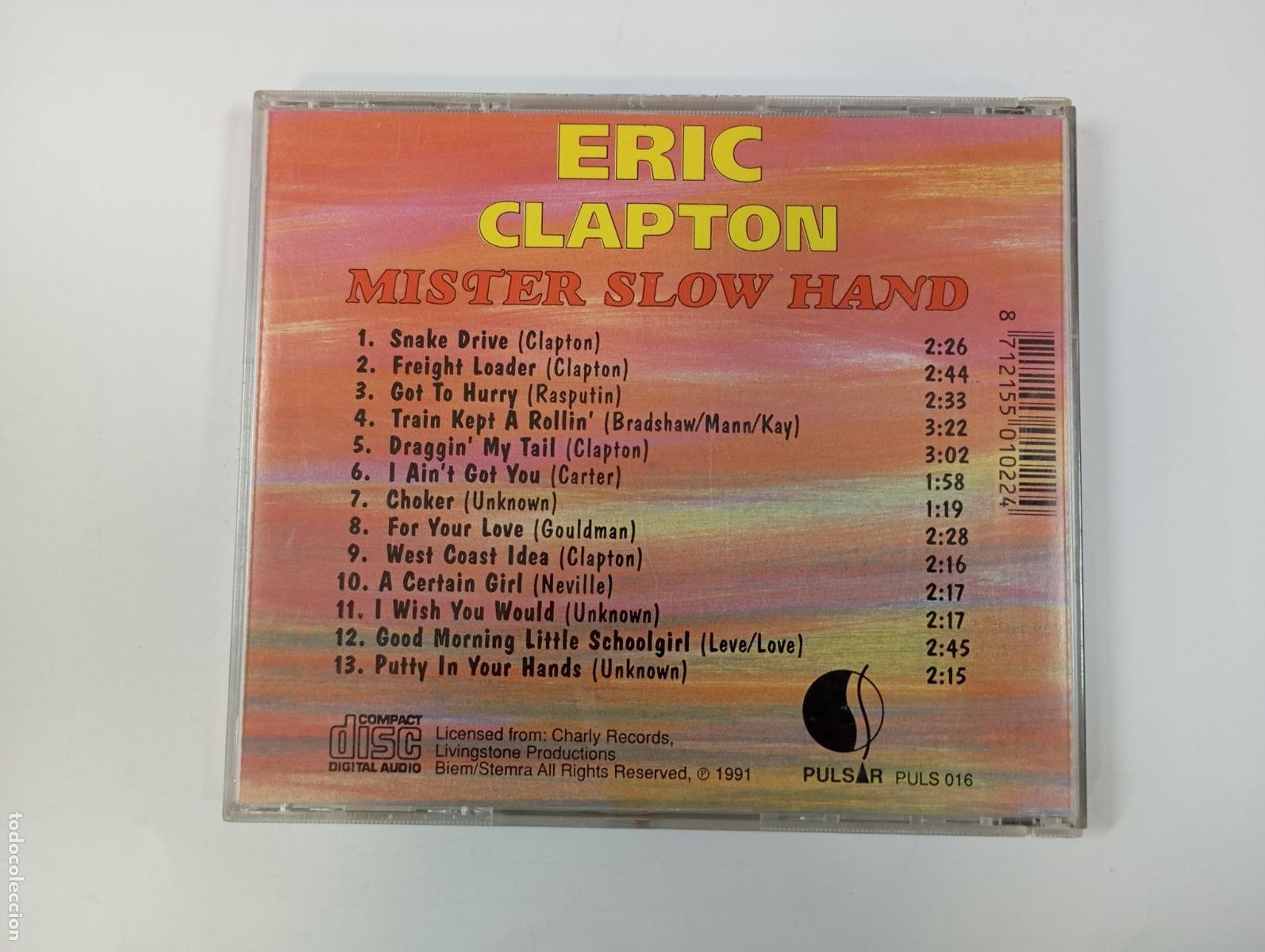 CDs de m&uacute;sica: ERIC CLAPTON. MISTER SLOW HAND. CD. TDKCD122 - Foto 3