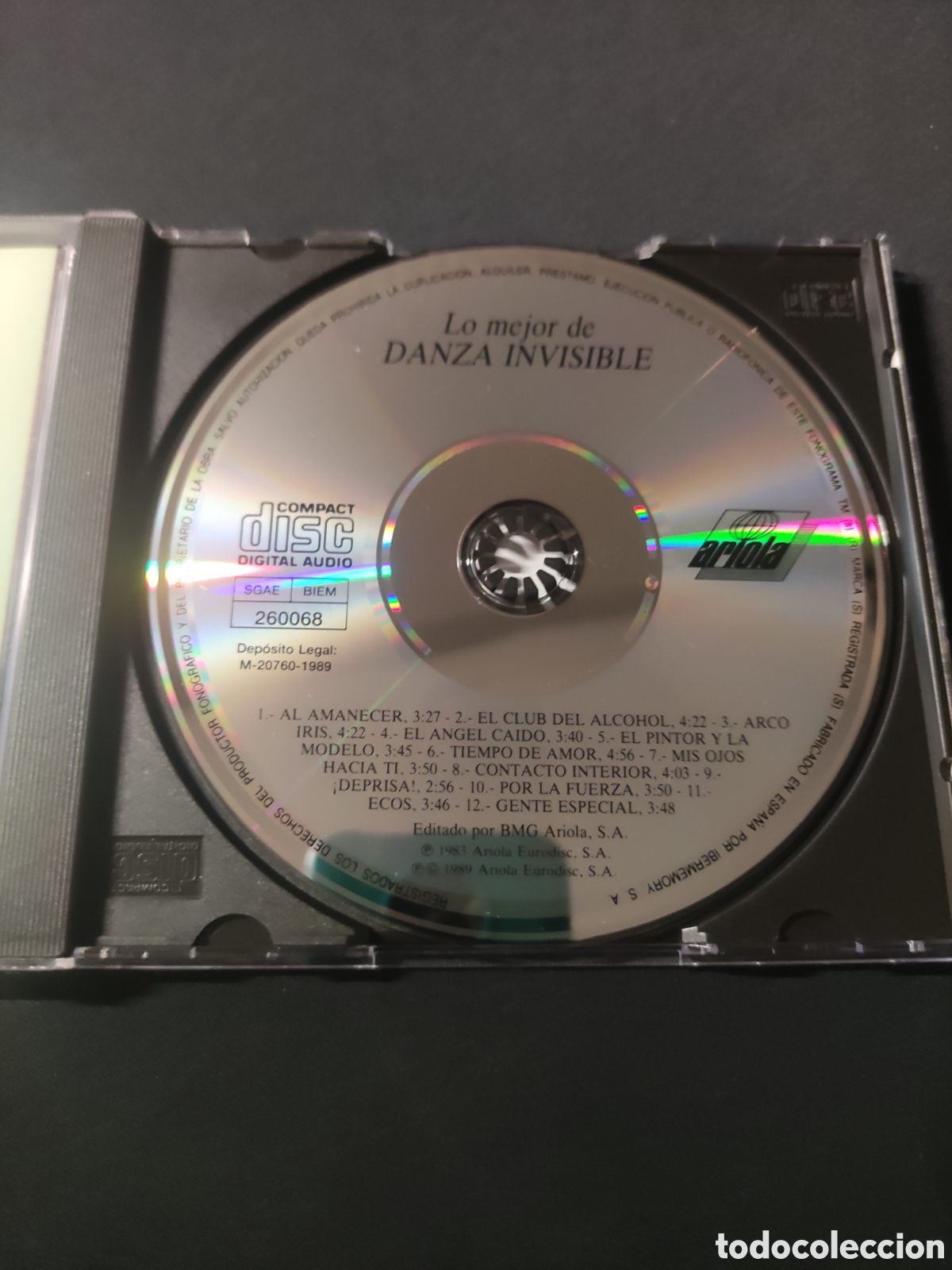CDs de m&uacute;sica: Cd Lo mejor de Danza Invisible. Como nuevo - Foto 2