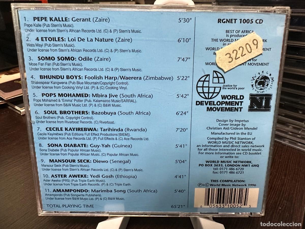 CDs de m&uacute;sica: Various - Best Of Africa (CD, Comp) - Foto 2