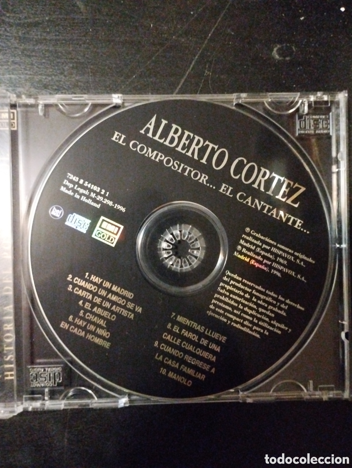 CDs de m&uacute;sica: Alberto Cortez &ndash; El Compositor... El Cantante. 1996. CD, Compilation, Reissue - Foto 3