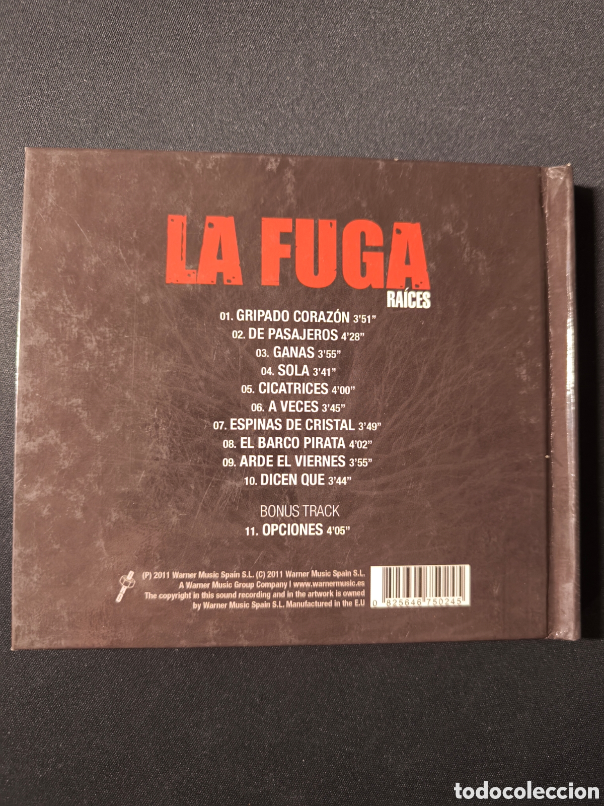 CDs de m&uacute;sica: Cd La Fuga. Ra&iacute;ces. A&ntilde;o 2011 - Foto 2