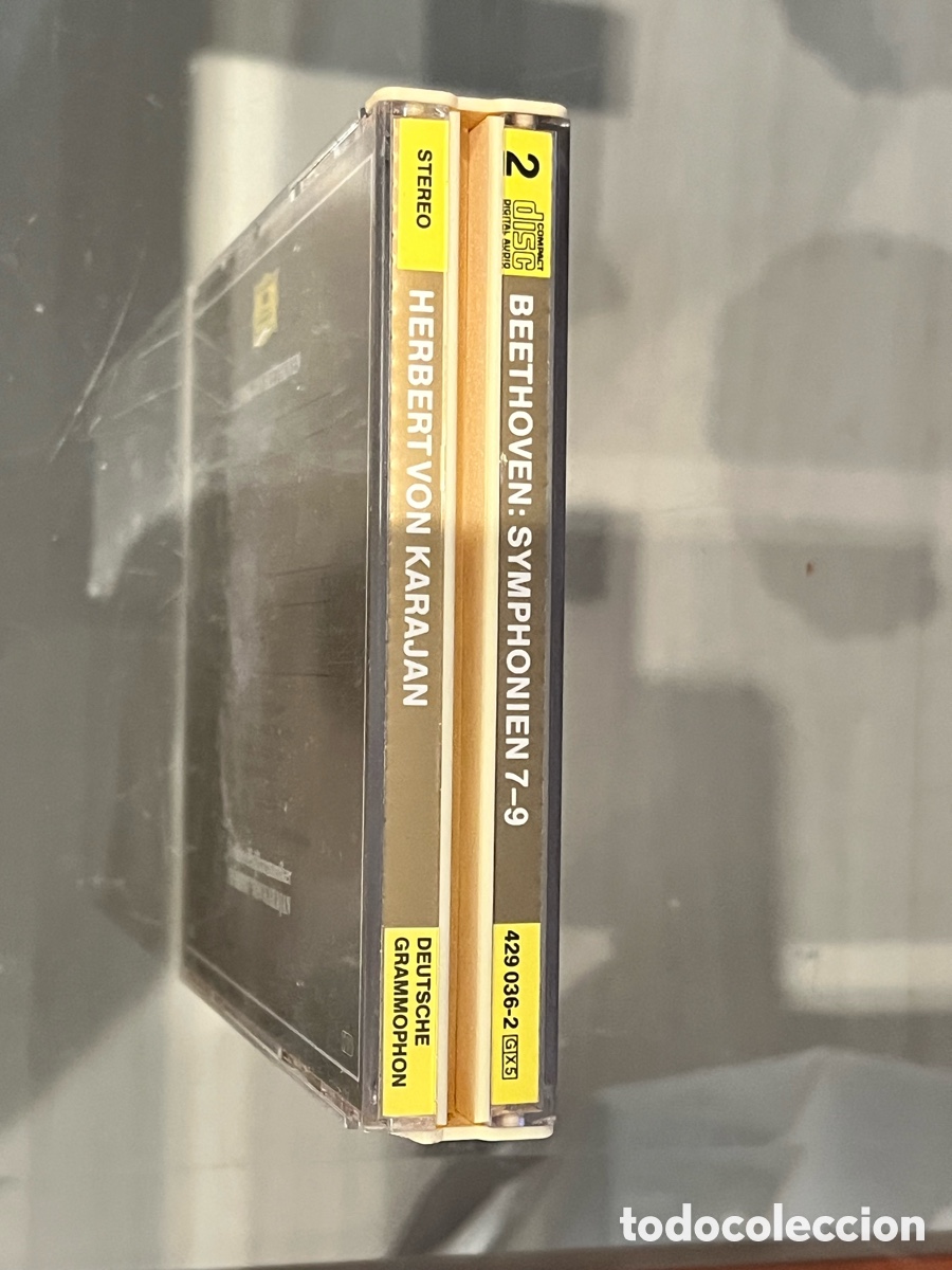 CDs de m&uacute;sica: BEETHOVEN.9 SYMPHONIEN.KARAJAN (2 CD) - Foto 3