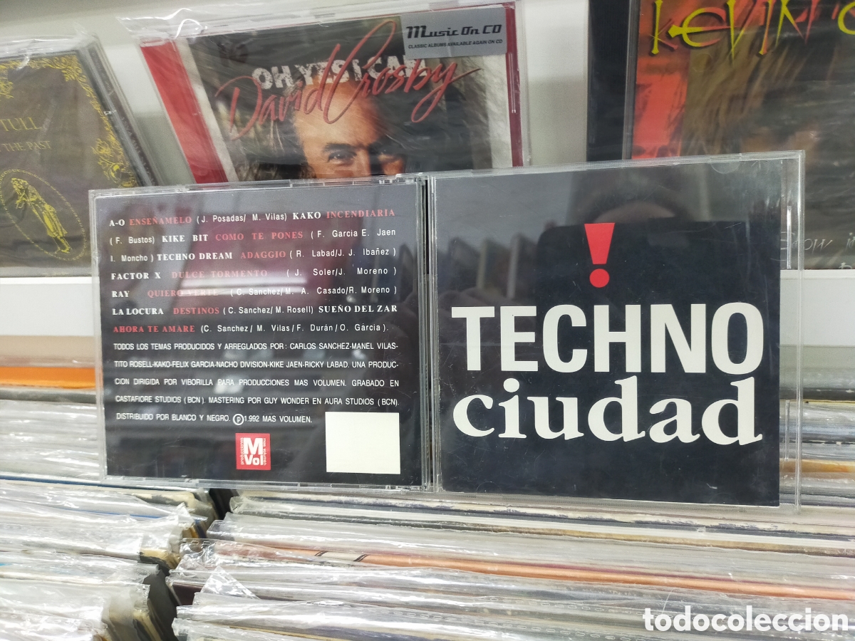 CDs de m&uacute;sica: Techno ciudad cd 1992 rareza - Foto 1