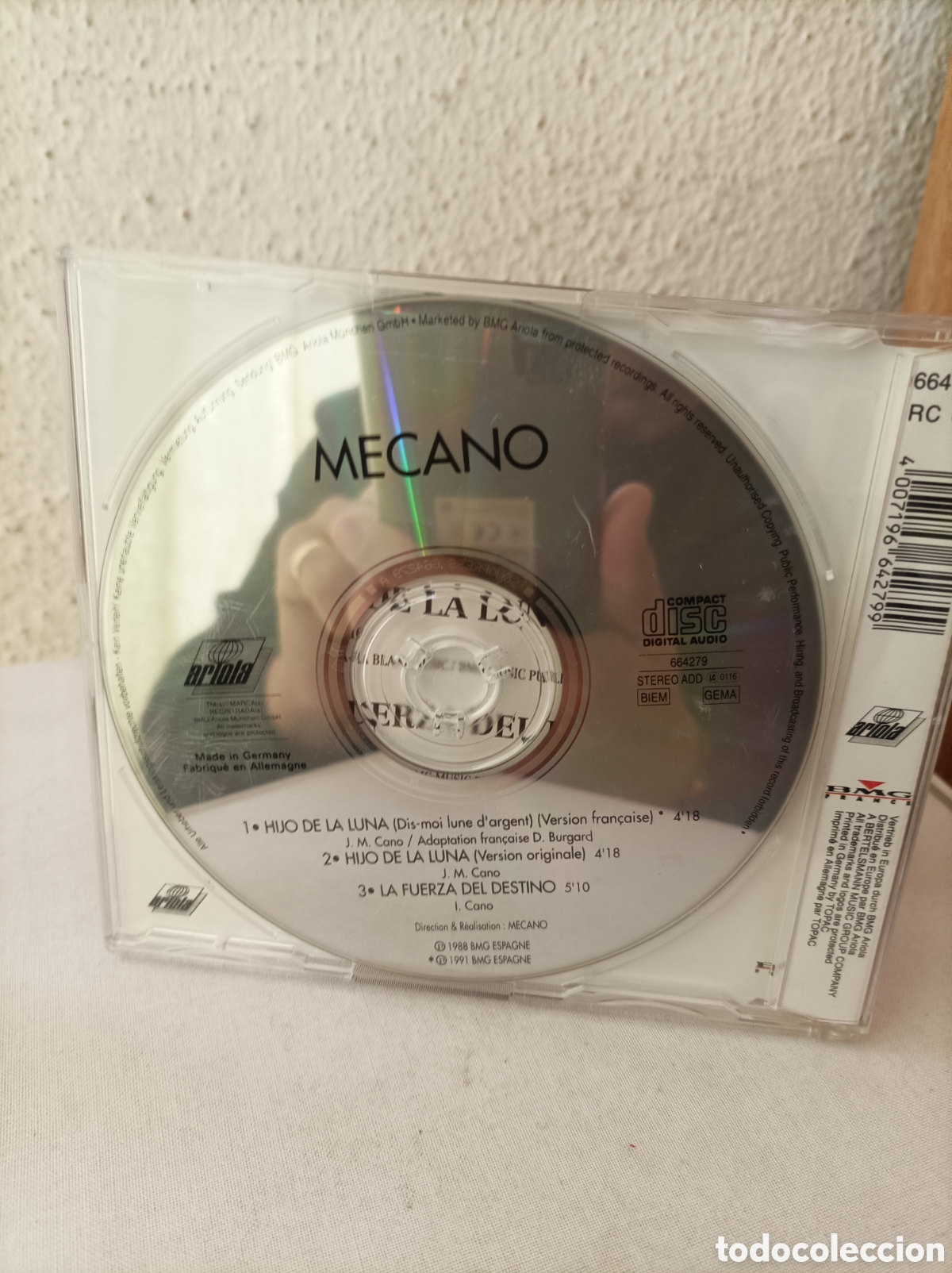 CDs de m&uacute;sica: Mecano. Hijo de la luna. Versi&oacute;n en franc&eacute;s. Cd - Foto 2