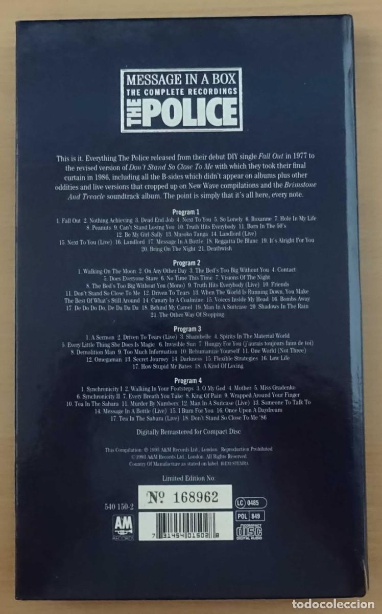 CDs de m&uacute;sica: THE POLICE MESSAGE IN A BACK (4 CD) - Foto 5
