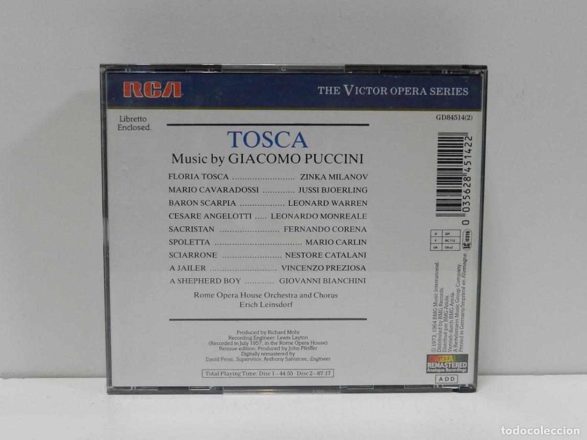 CDs de m&uacute;sica: DISCO 2 X CD. Puccini &ndash; Tosca. COMPACT DISC. - Foto 2