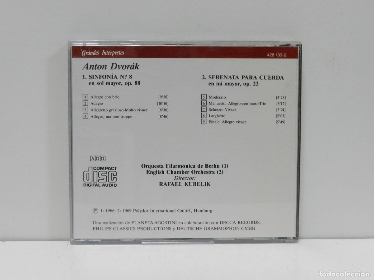 CDs de m&uacute;sica: DISCO CD. Kubelik &ndash; Dvor&aacute;k - Grandes Int&eacute;rpretes. COMPACT DISC. - Foto 2