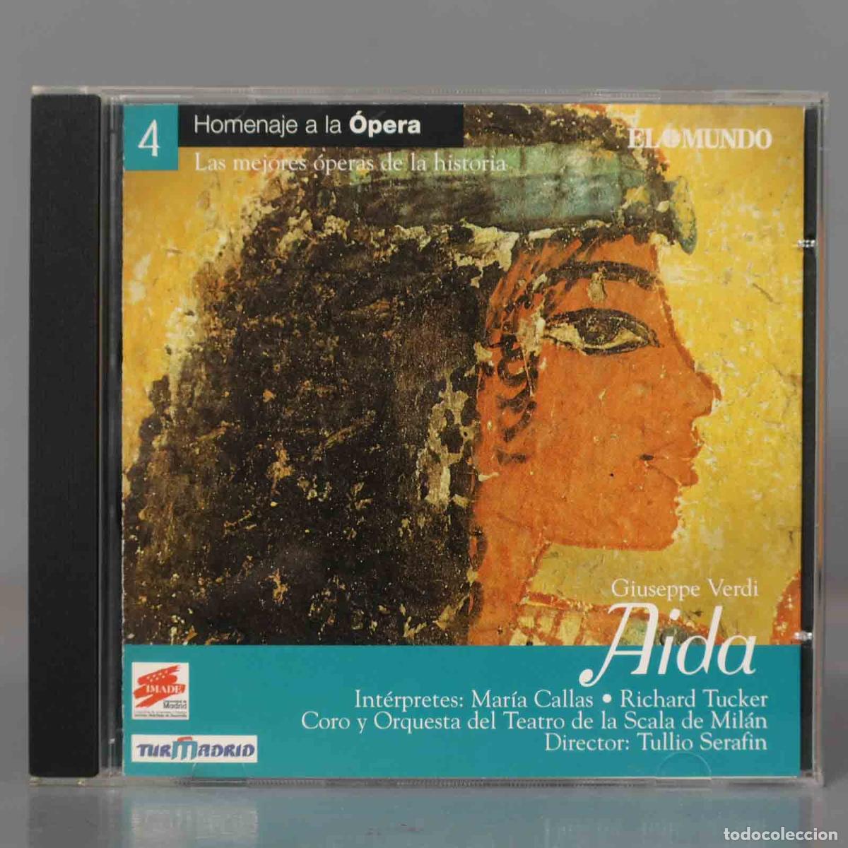 CDs de m&uacute;sica: CD. SERAFIN VERDI AIDA - Foto 1