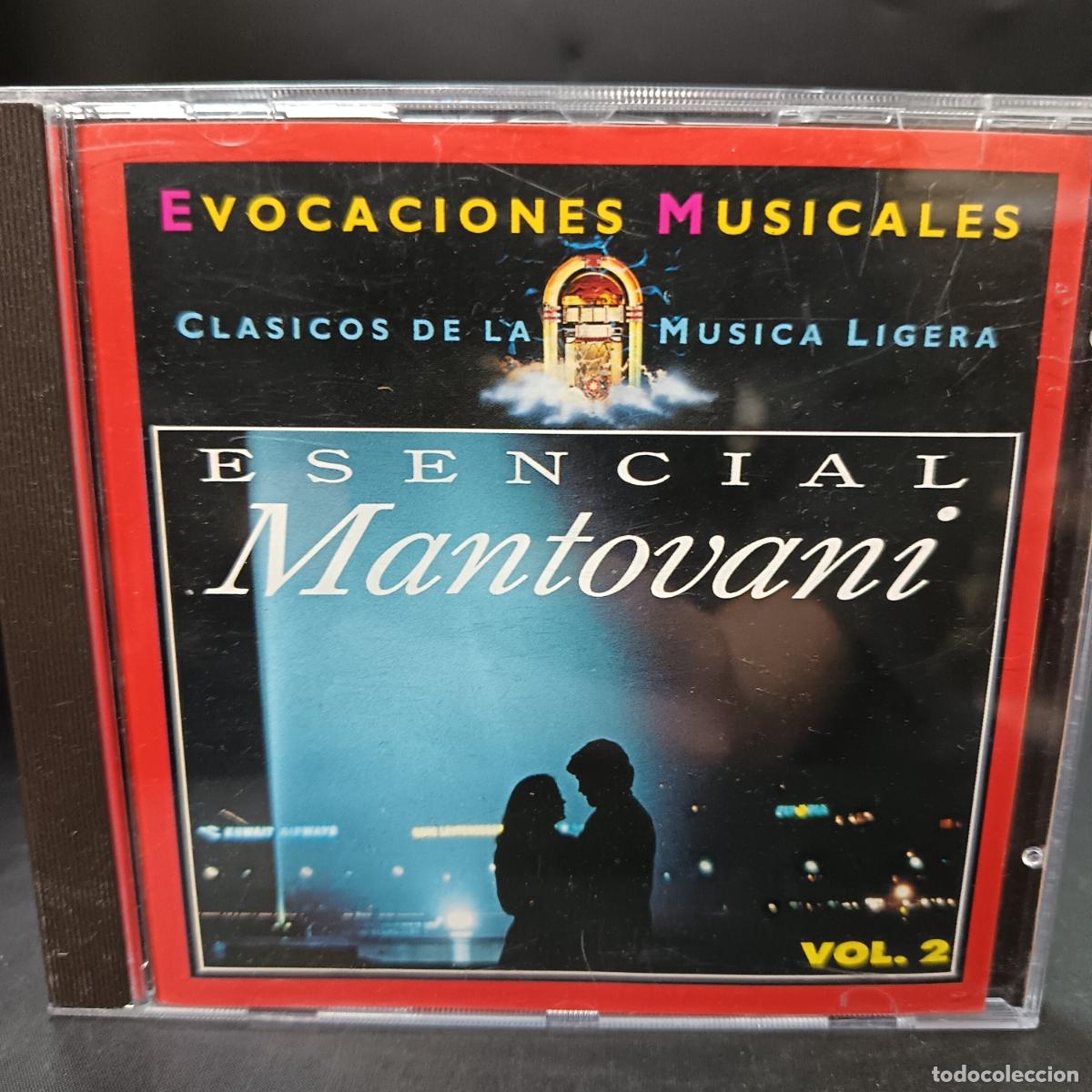 CD di Musica: ESENCIAL MANTOVANI, EVOCACIONES MUSICALES. CD Clasicos de la musica ligera.