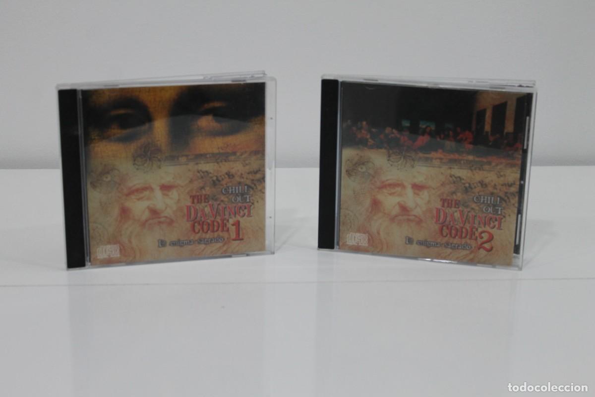 CDs de m&uacute;sica: EL ENIGMA SAGRADO THE DAVINCI CODE 1 Y 2 CHILL OUT CD - Foto 1