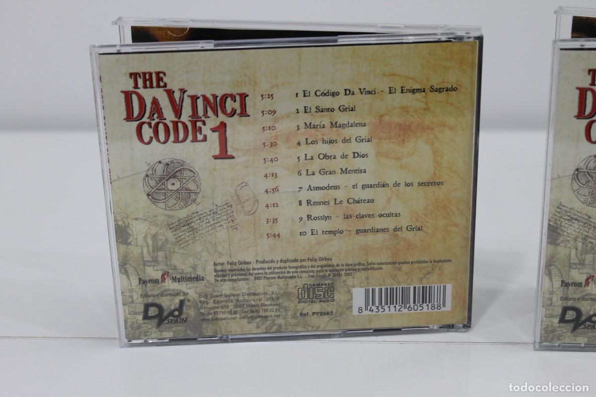 CDs de m&uacute;sica: EL ENIGMA SAGRADO THE DAVINCI CODE 1 Y 2 CHILL OUT CD - Foto 4