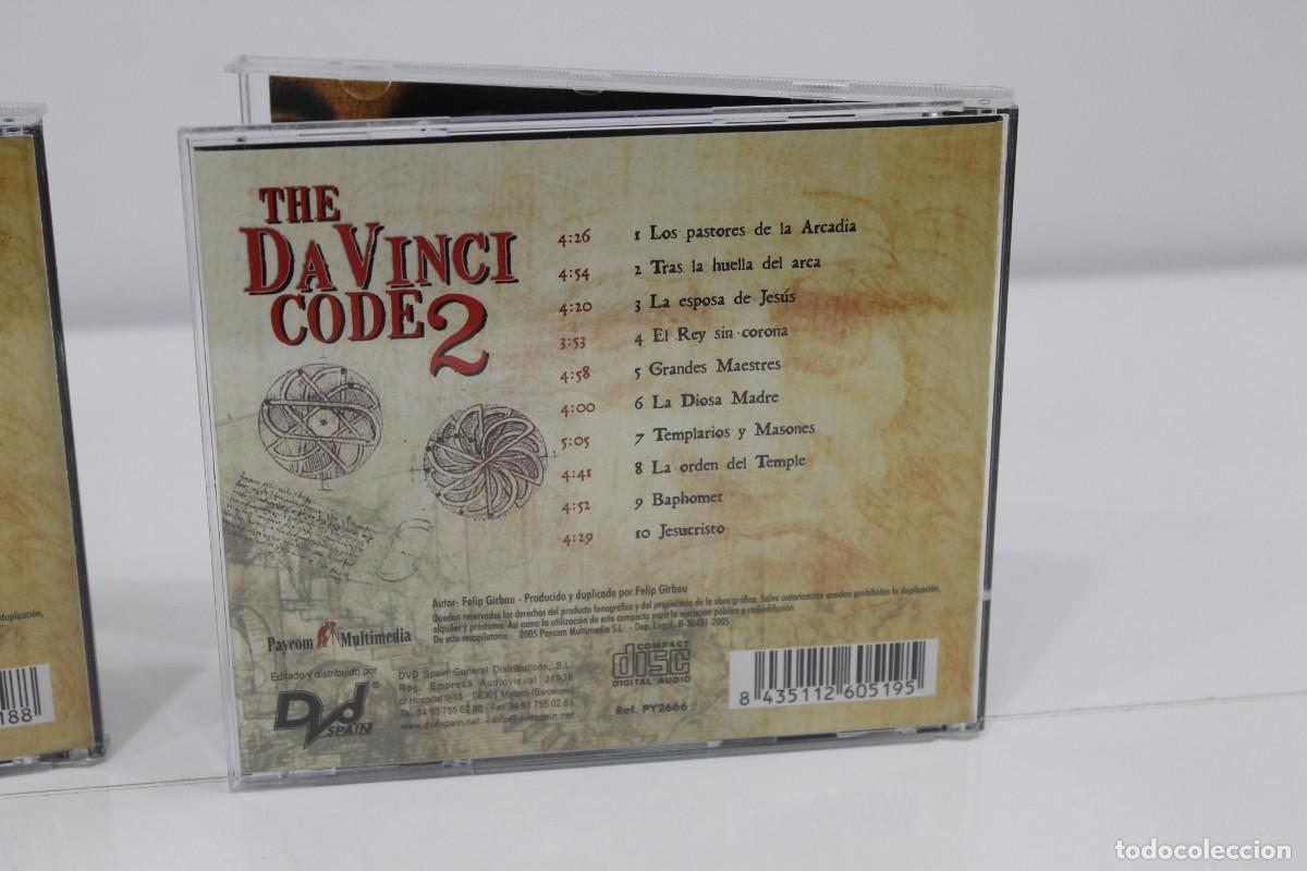 CDs de m&uacute;sica: EL ENIGMA SAGRADO THE DAVINCI CODE 1 Y 2 CHILL OUT CD - Foto 5