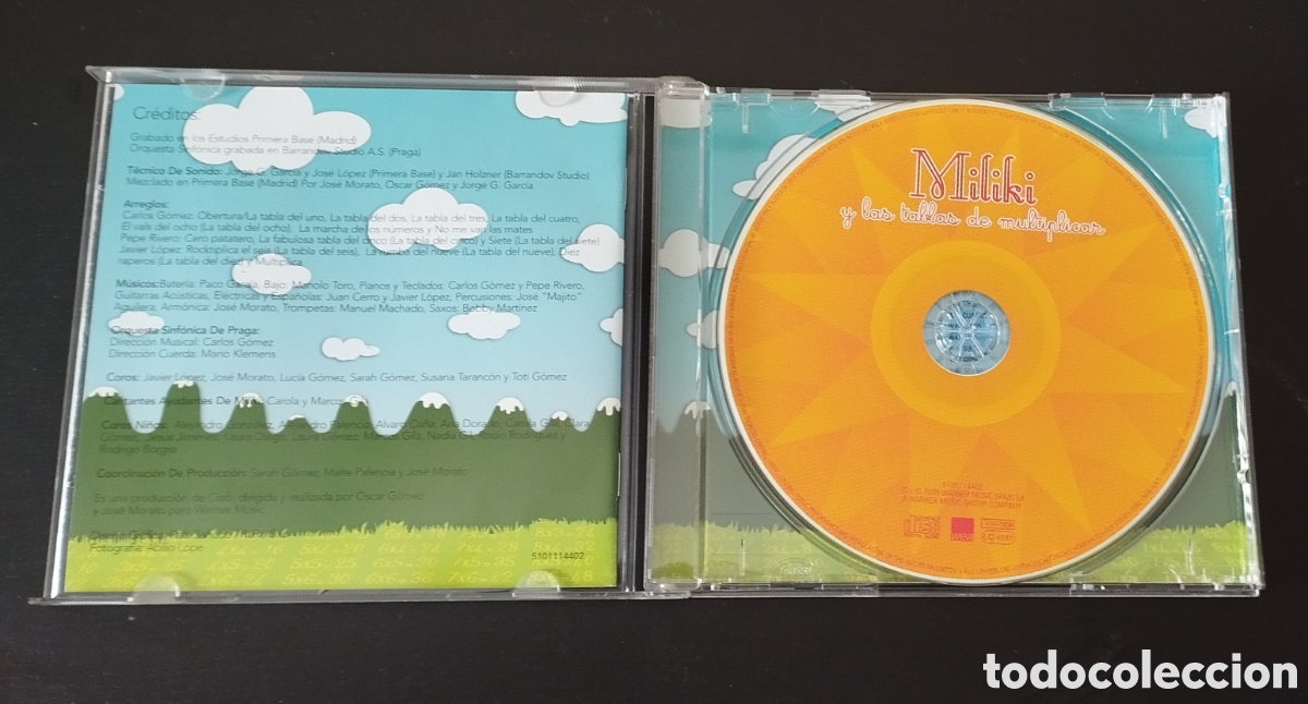 CDs de m&uacute;sica: CD MILIKI Y LAS TABLAS DE MULTIPLICAR - Foto 3