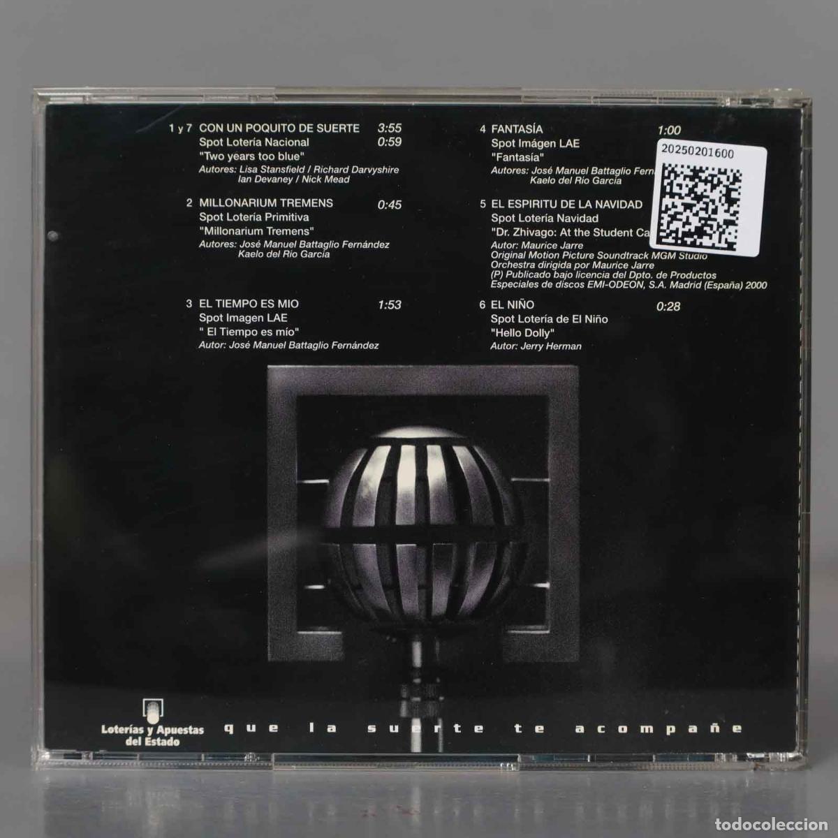 CDs de m&uacute;sica: CD. Con Un Poquito De Suerte - Foto 2