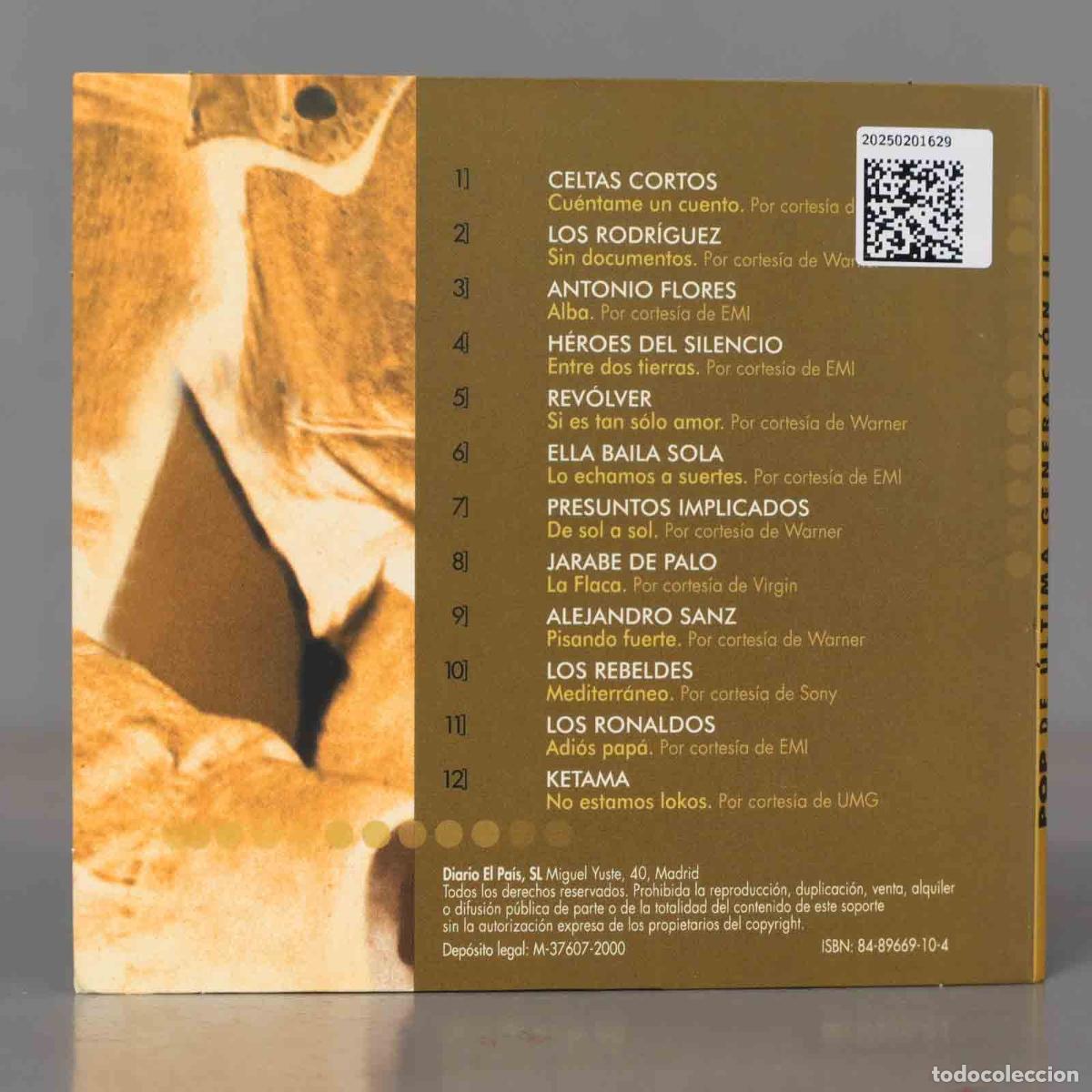 CDs de m&uacute;sica: CD. Pop De Ultima Generacion II - Foto 2