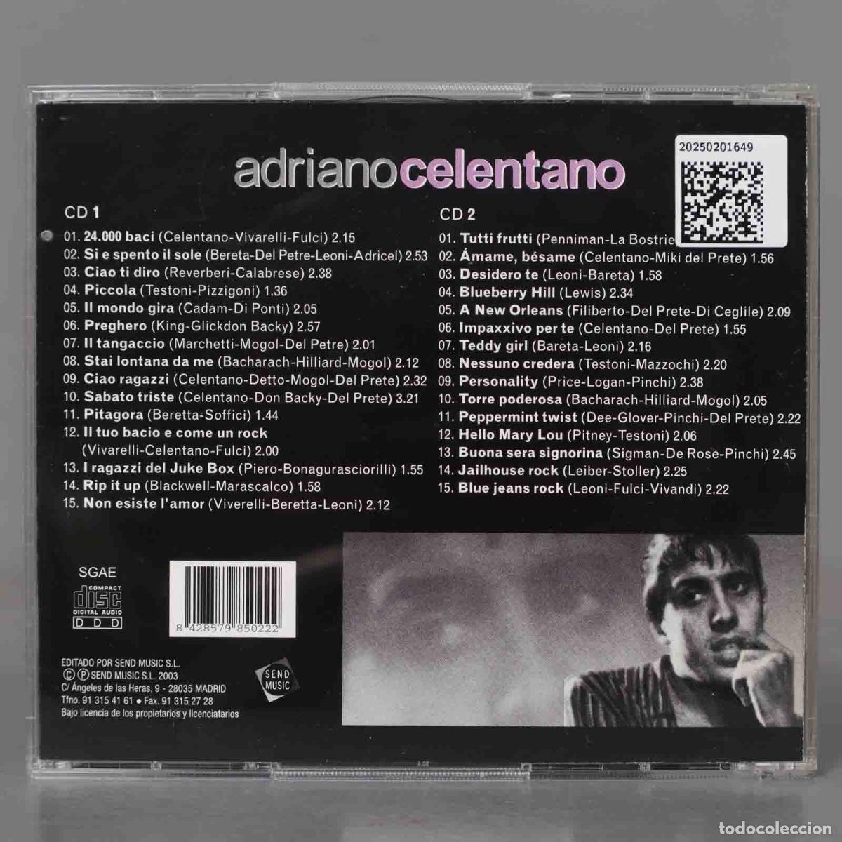 CDs de m&uacute;sica: CD. Adriano Celentano &ndash; Adriano Celentano - Foto 2