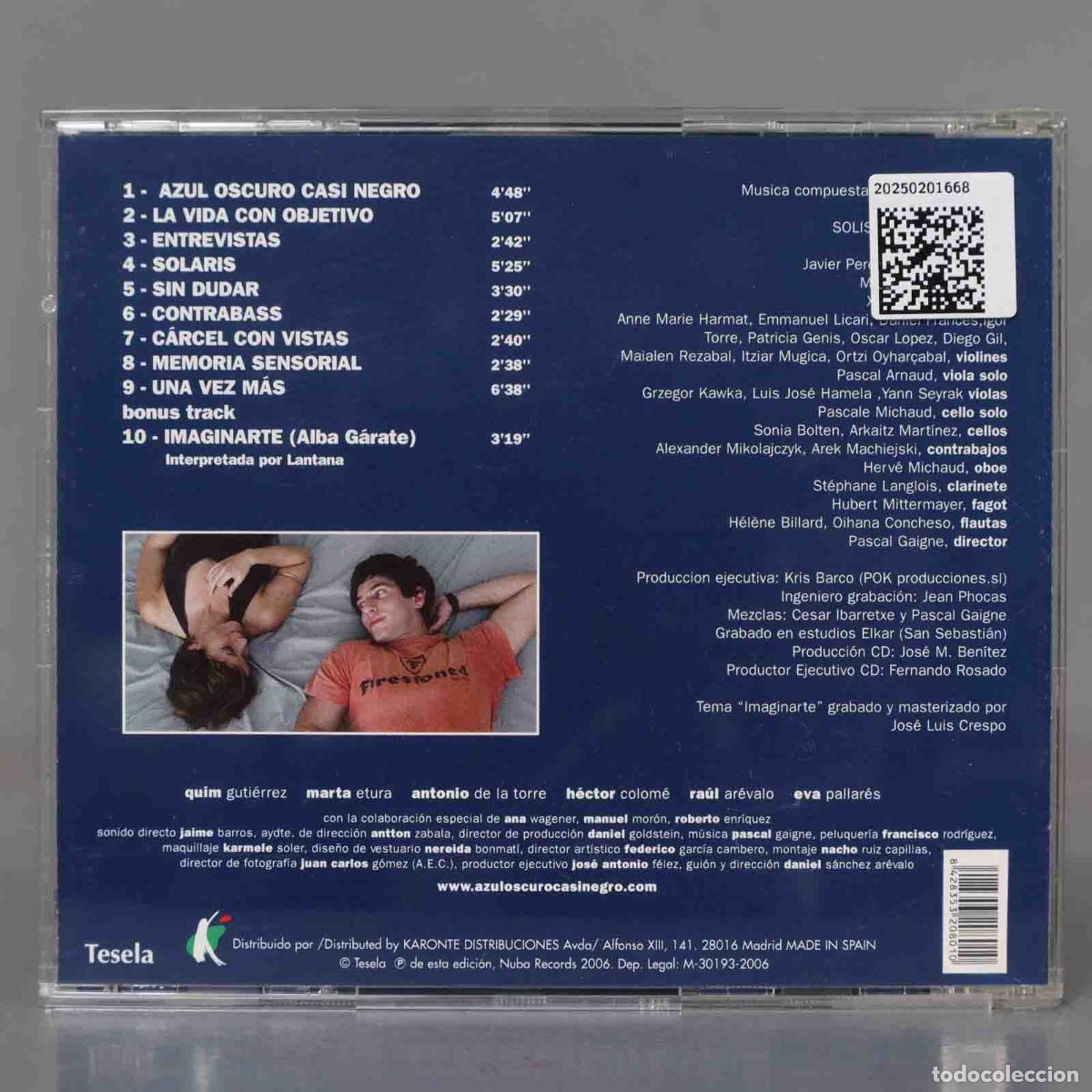 CDs de m&uacute;sica: CD. Pascal Gaigne &ndash; Azul Oscuro Casi Negro - Foto 2