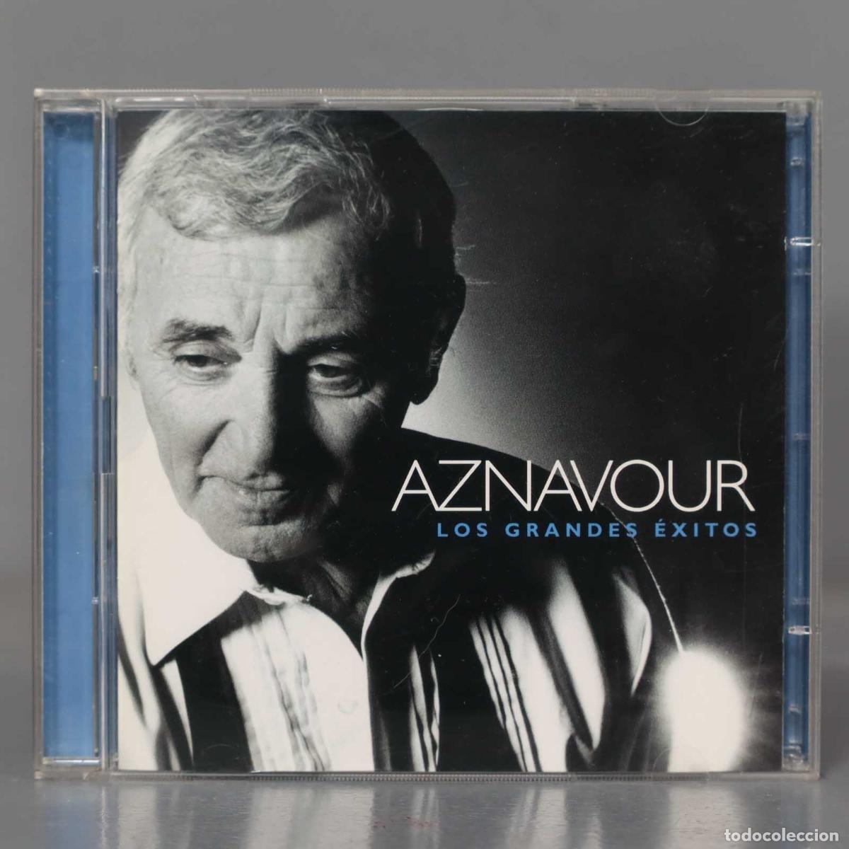 CDs de m&uacute;sica: CD. LOS GRANDES EXITOS AZNAVOUR - Foto 1