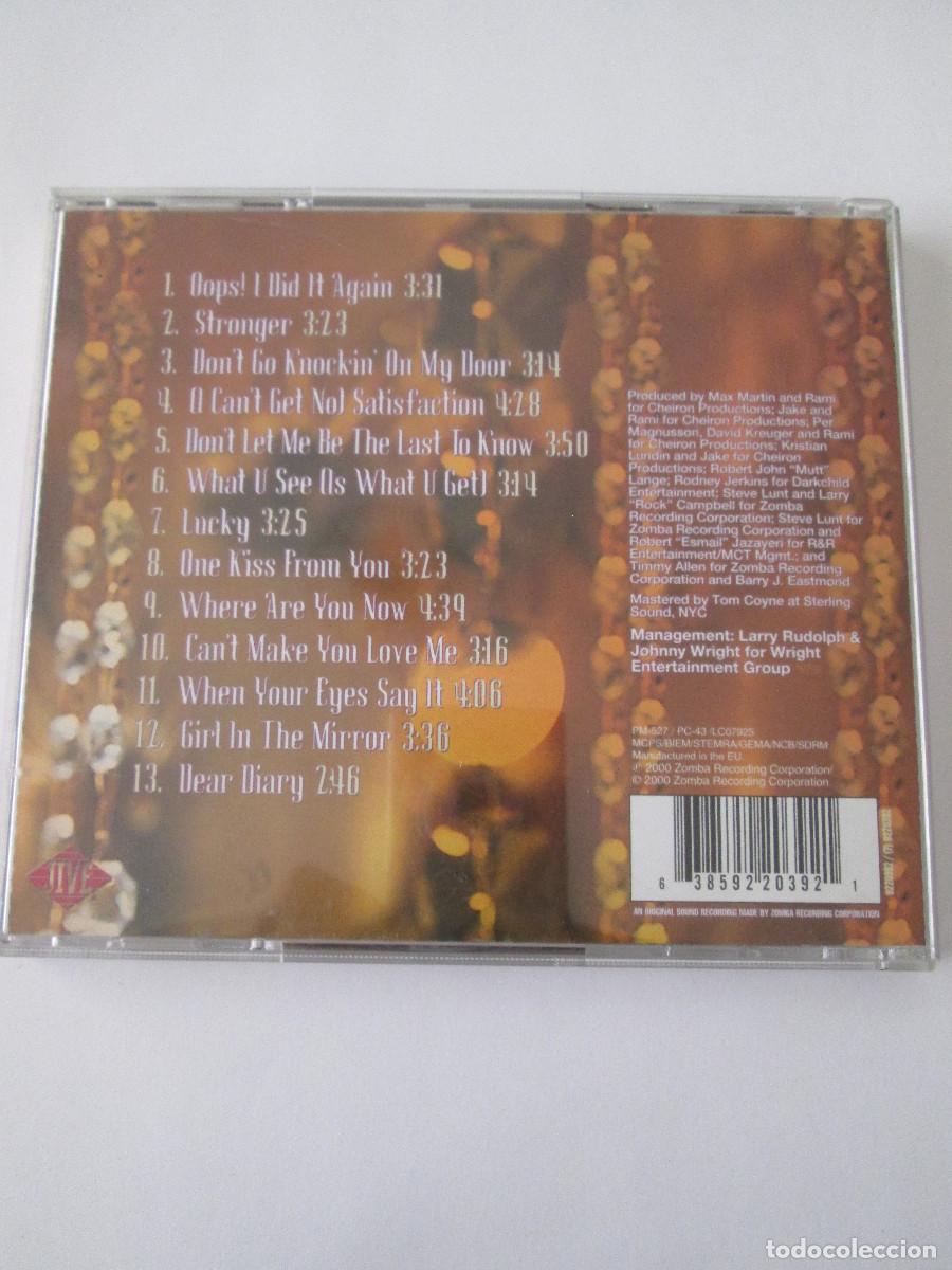 CDs de m&uacute;sica: CD BRITNEY SPEARS - OOPS... I DID IT AGAIN - 2000 - 13 TEMAS - Foto 2
