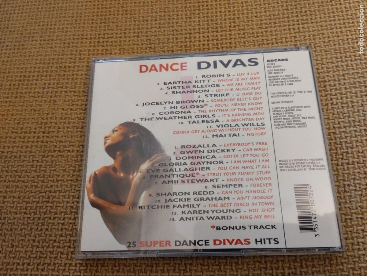 CDs de m&uacute;sica: Doble CD Dance Divas - Foto 2
