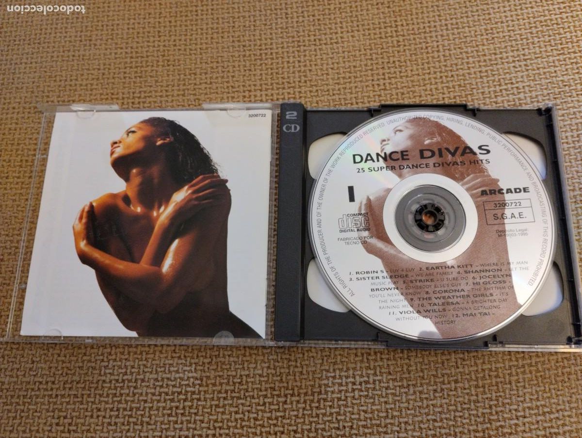 CDs de m&uacute;sica: Doble CD Dance Divas - Foto 3