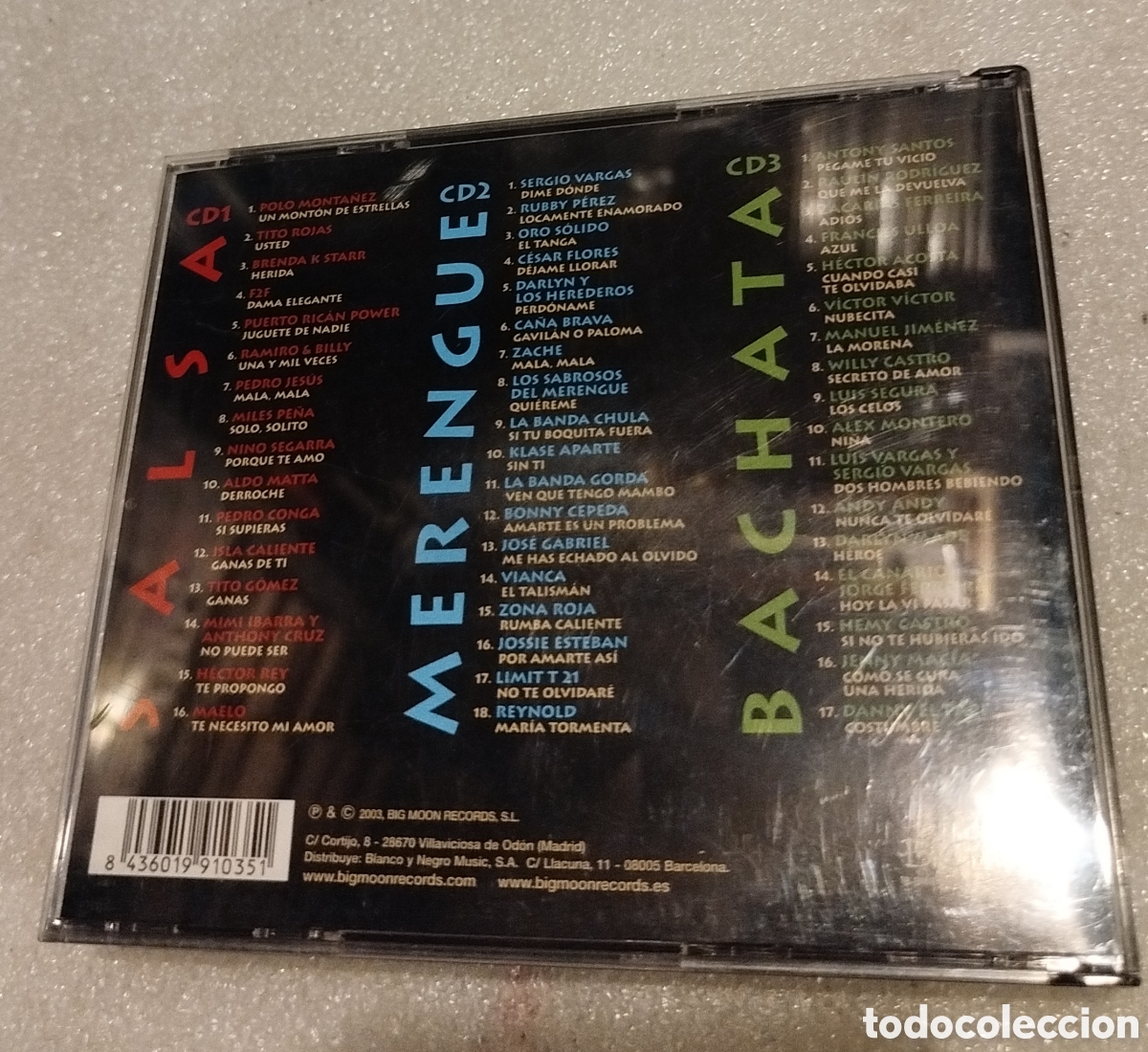 CDs de m&uacute;sica: Noches latinas. VV.AA. triple CD - Foto 2