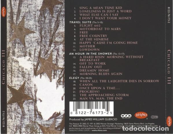 CDs de m&uacute;sica: Chicago &ndash; Chicago III - Foto 2