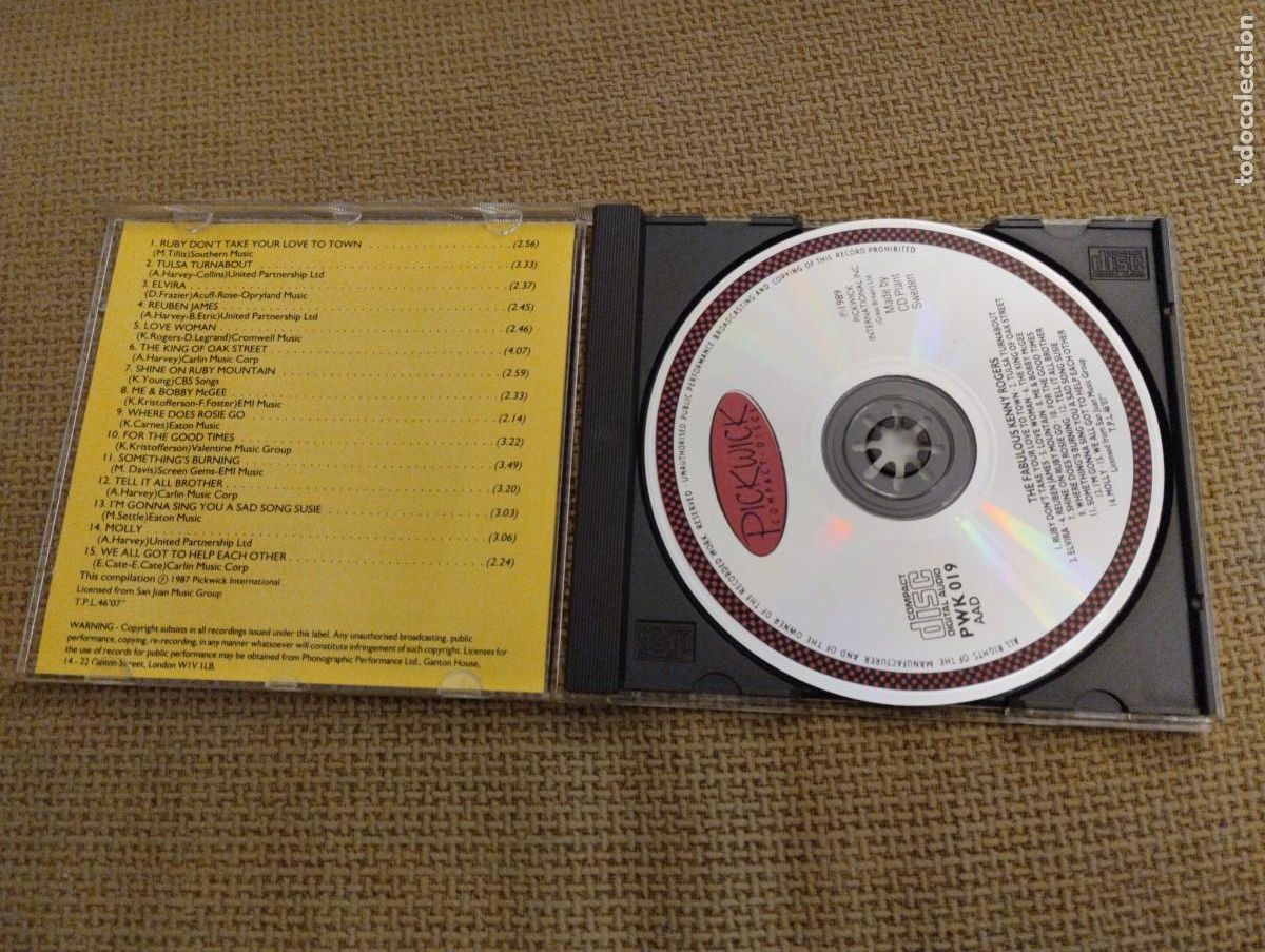 CDs de m&uacute;sica: CD The Fabulous Kenny Rogers - Foto 3