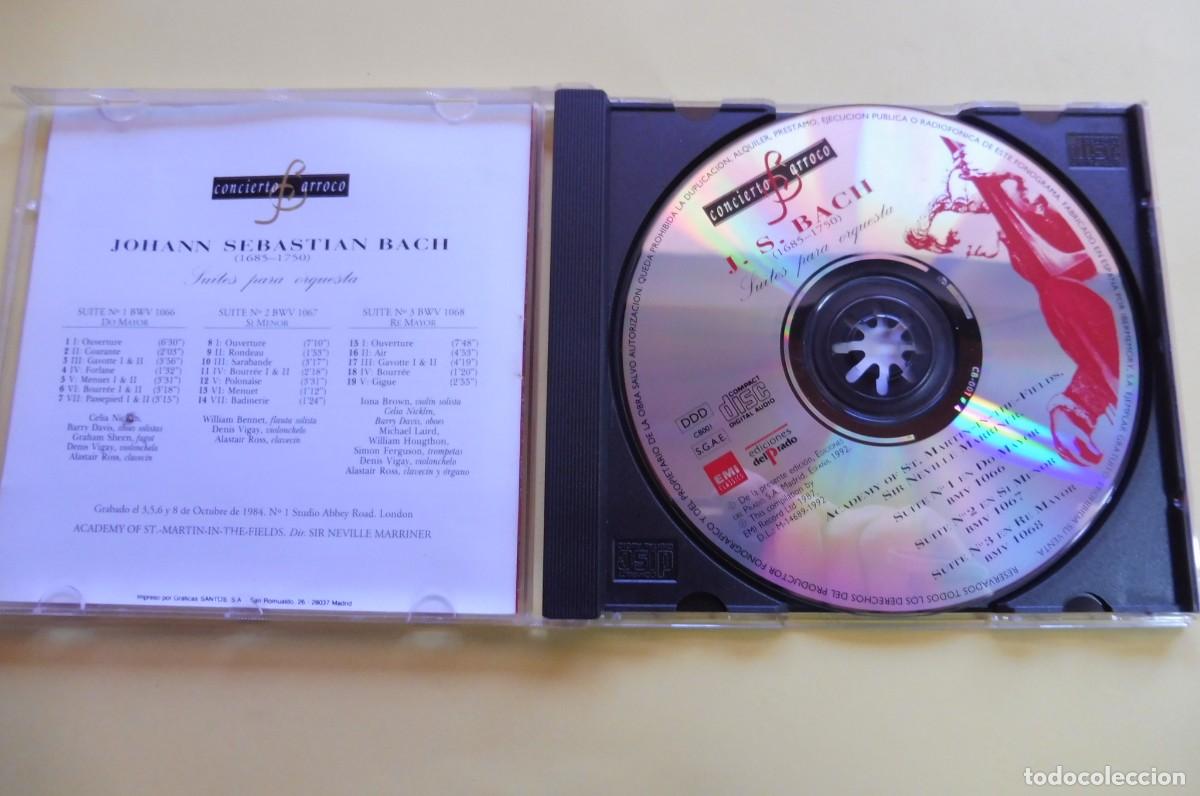 CDs de m&uacute;sica: CD CONCIERTO BARROCO - J.S. BACH - EMI CLASSICS - Foto 2