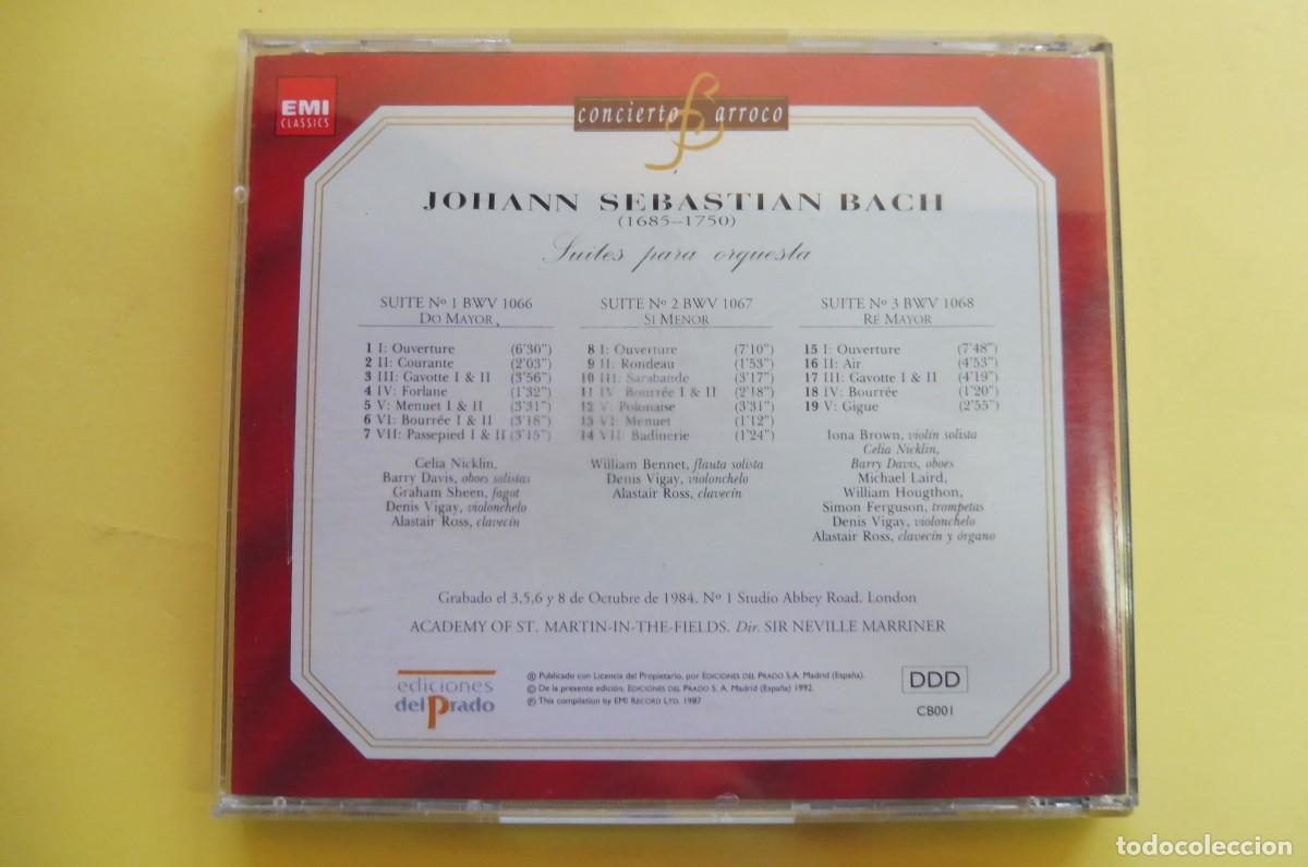 CDs de m&uacute;sica: CD CONCIERTO BARROCO - J.S. BACH - EMI CLASSICS - Foto 3