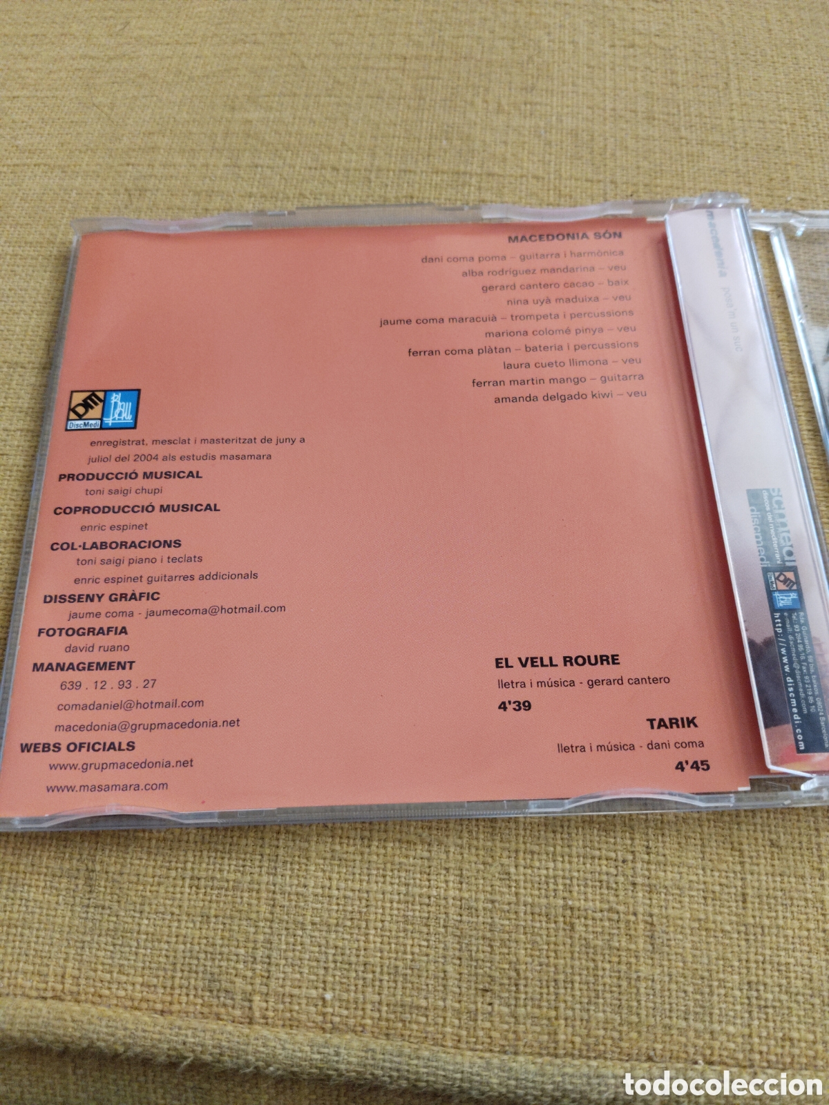 CDs de m&uacute;sica: Maced&ograve;nia&nbsp;&ndash;&nbsp;El Vell Roure Cd single 2004 Espa&ntilde;a - Foto 3