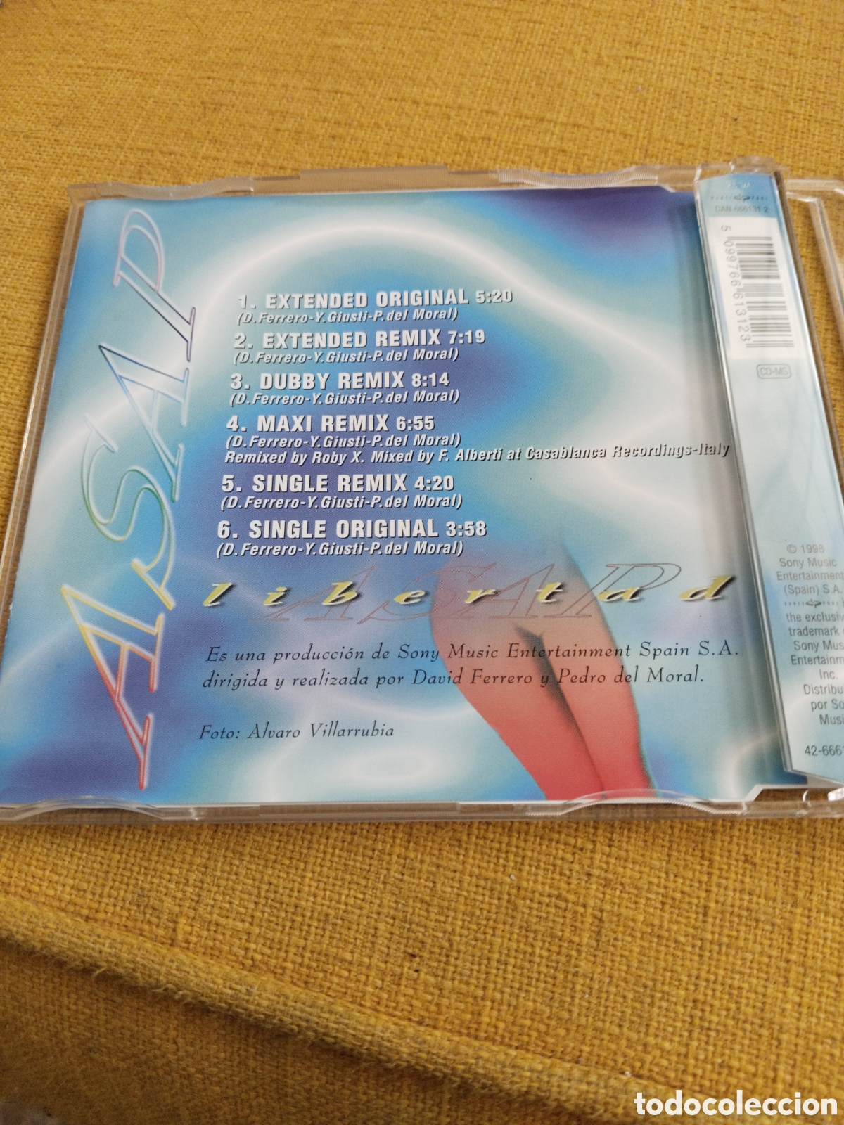 CDs de m&uacute;sica: ASAP &ndash;&nbsp;Libertad Maxi single 1998 Espa&ntilde;a - Foto 3