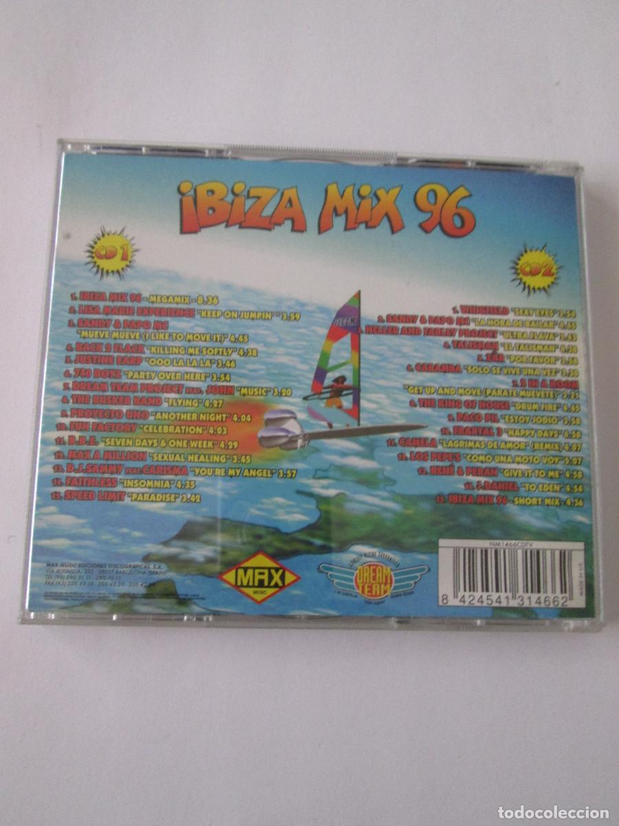 CDs de m&uacute;sica: 2 CD IBIZA MIX - MAX 1996 - 30 TEMAS - Foto 3