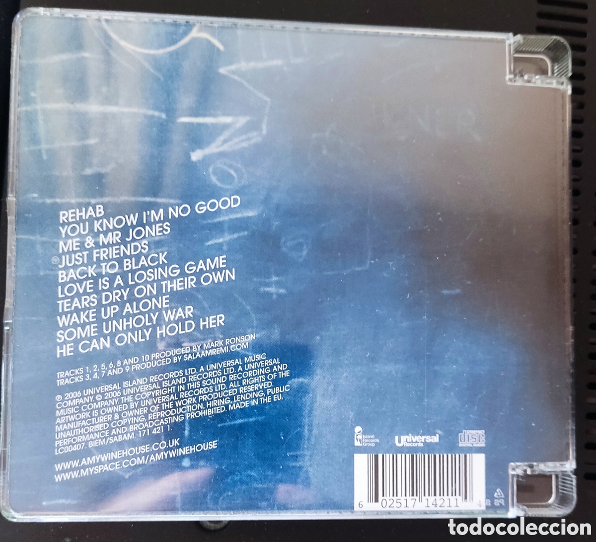 CDs de m&uacute;sica: AMI WINEHOUSE - BACK TO BLACK - Foto 2