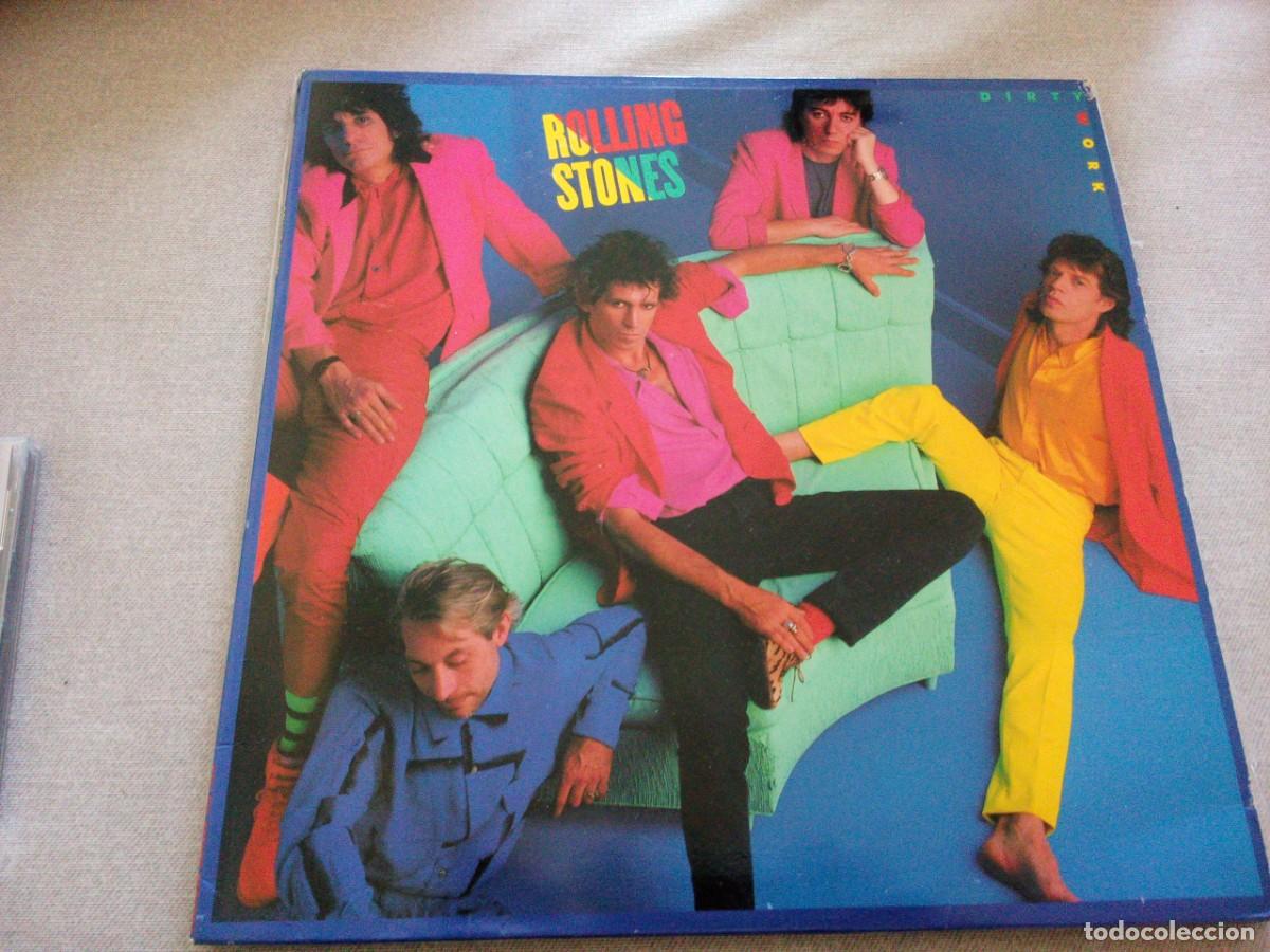 CDs de m&uacute;sica: ROLLIN STONES DIRTY WORK LP SPAIN 1986 - Foto 1