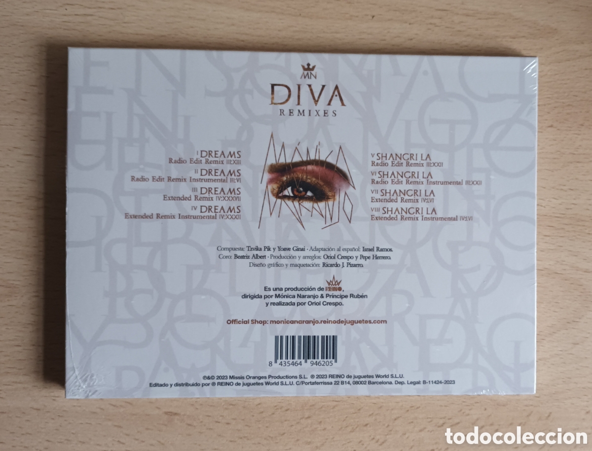 CDs de m&uacute;sica: MONICA NARANJO- Diva (CD) Remixes - Foto 2