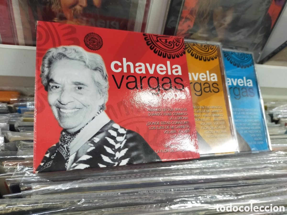 CDs de m&uacute;sica: Chavela vargas doble CD 24 &eacute;xitos 2005 - Foto 1