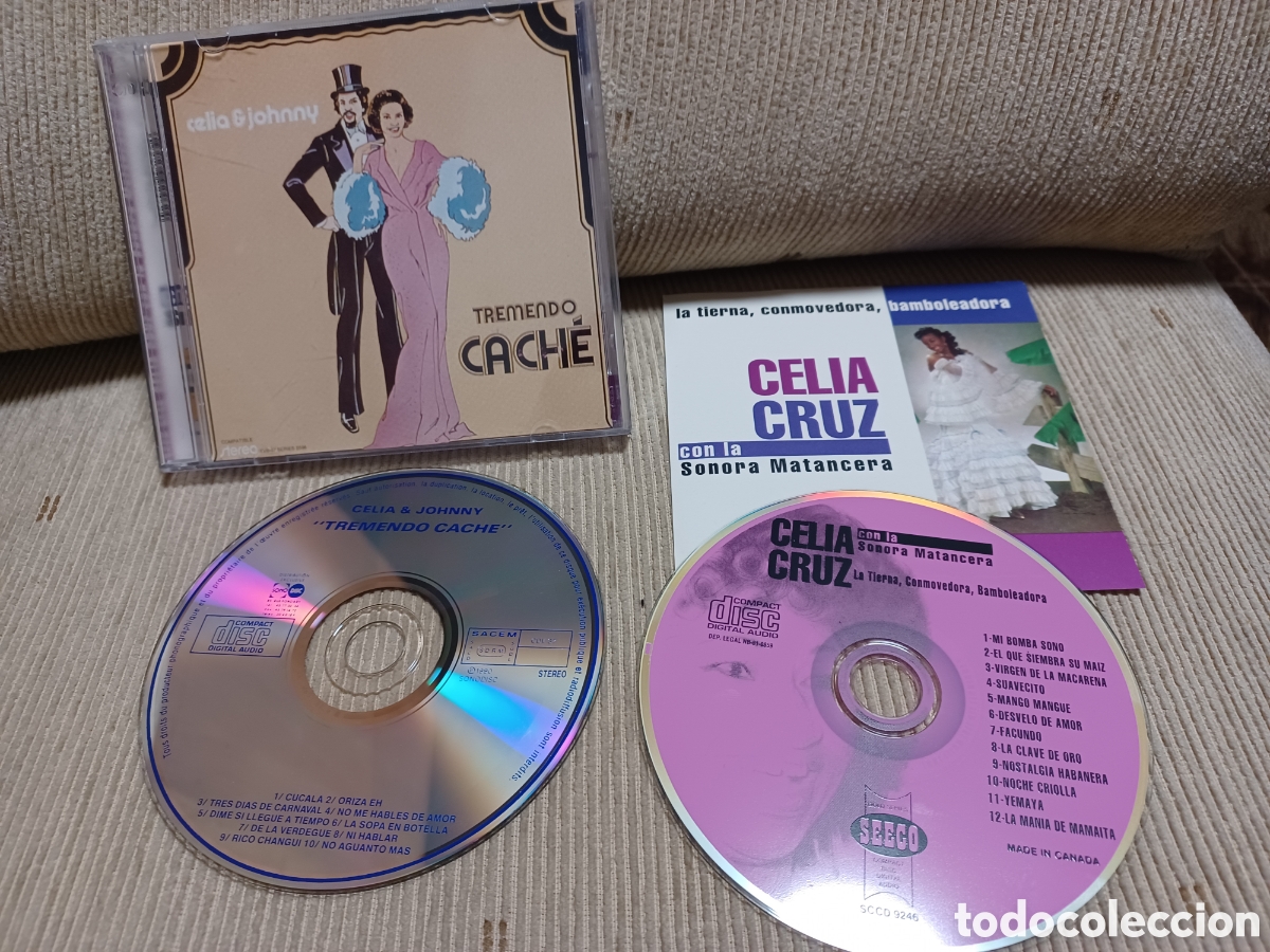CDs de m&uacute;sica: 2 CDs musica celia cruz - Foto 1