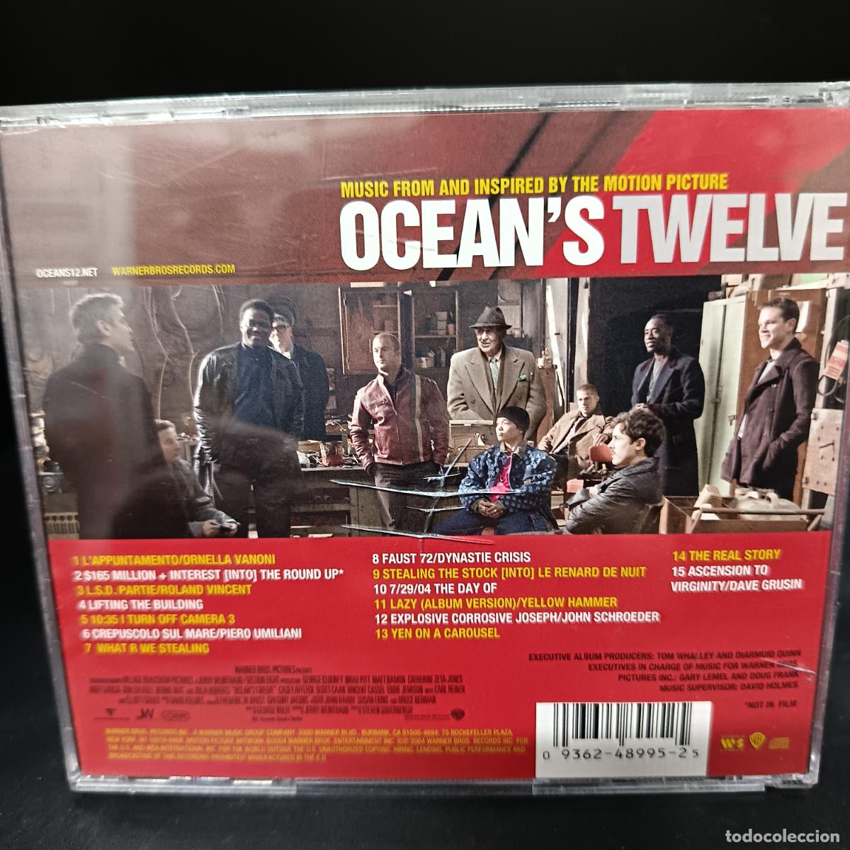 CDs de m&uacute;sica: OCEANS TWELVE CD BSO by DAVID HOLMES. - Foto 2