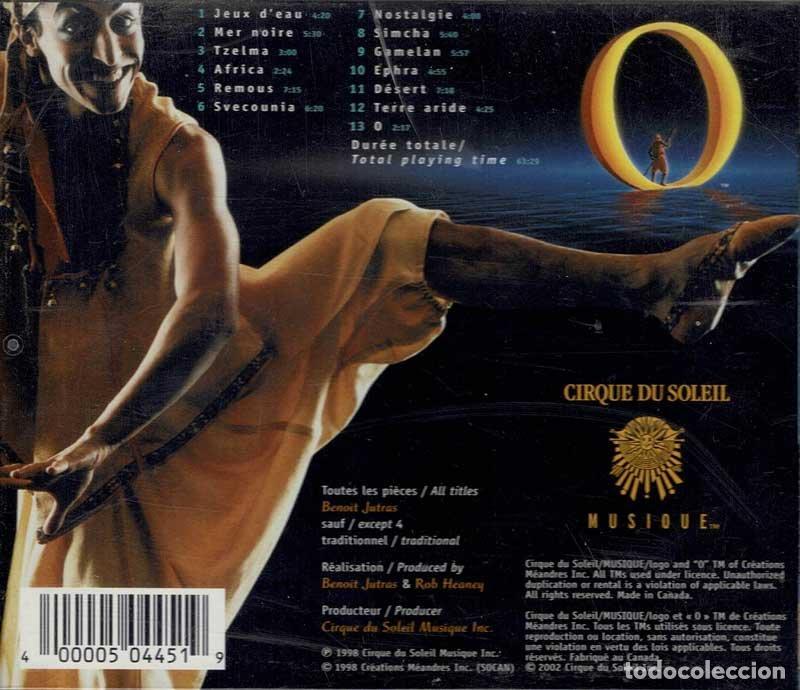 CDs de m&uacute;sica: Cirque Du Soleil - O. CD - Foto 2