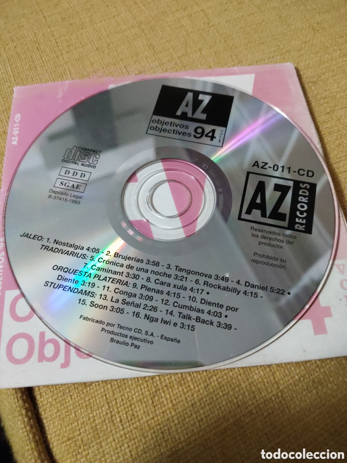 CDs de m&uacute;sica: Az objetivos 94 cd single - Foto 3