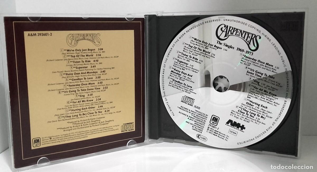 CDs de m&uacute;sica: CARPENTERS - THE SINGLES 1969-1973 - Foto 2