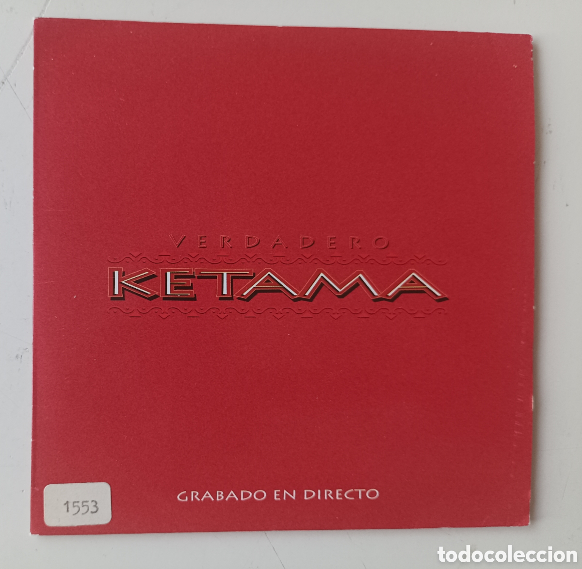 CDs de m&uacute;sica: Ketama - Verdadero (single Cd) - Foto 1