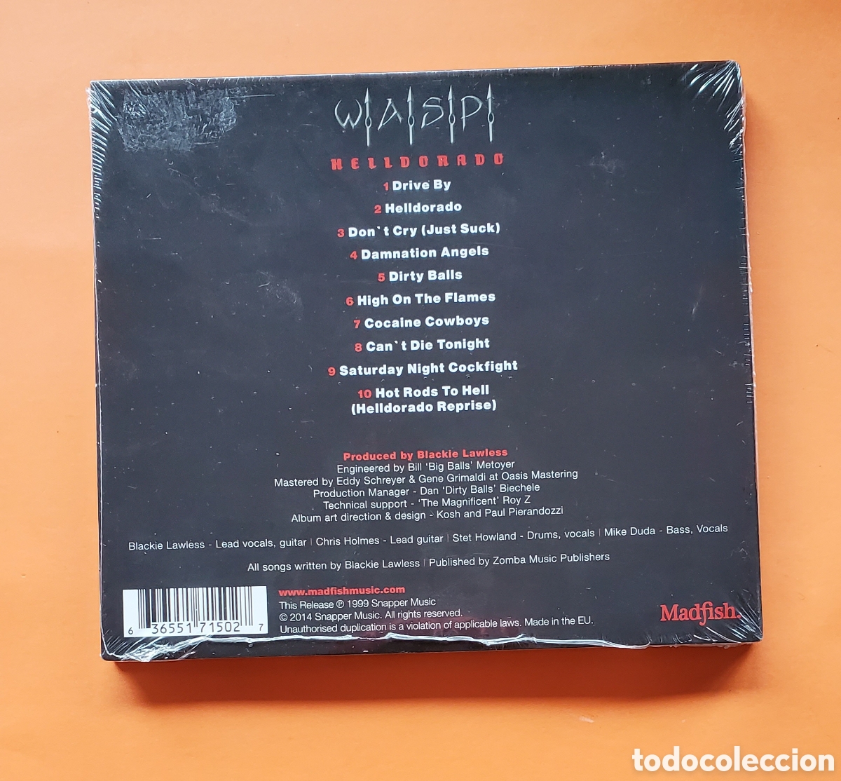 CDs de m&uacute;sica: Cd PRECINTADO . WASP . Helldorado - Foto 2