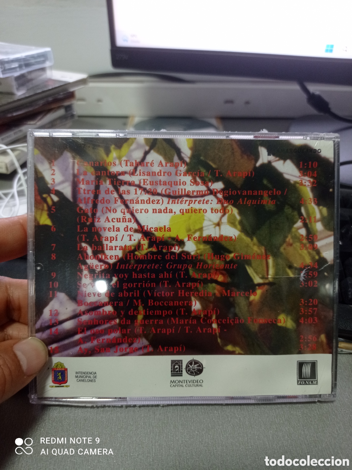 CDs de m&uacute;sica: Canarios & cia- tabar&eacute; arapi - Foto 2