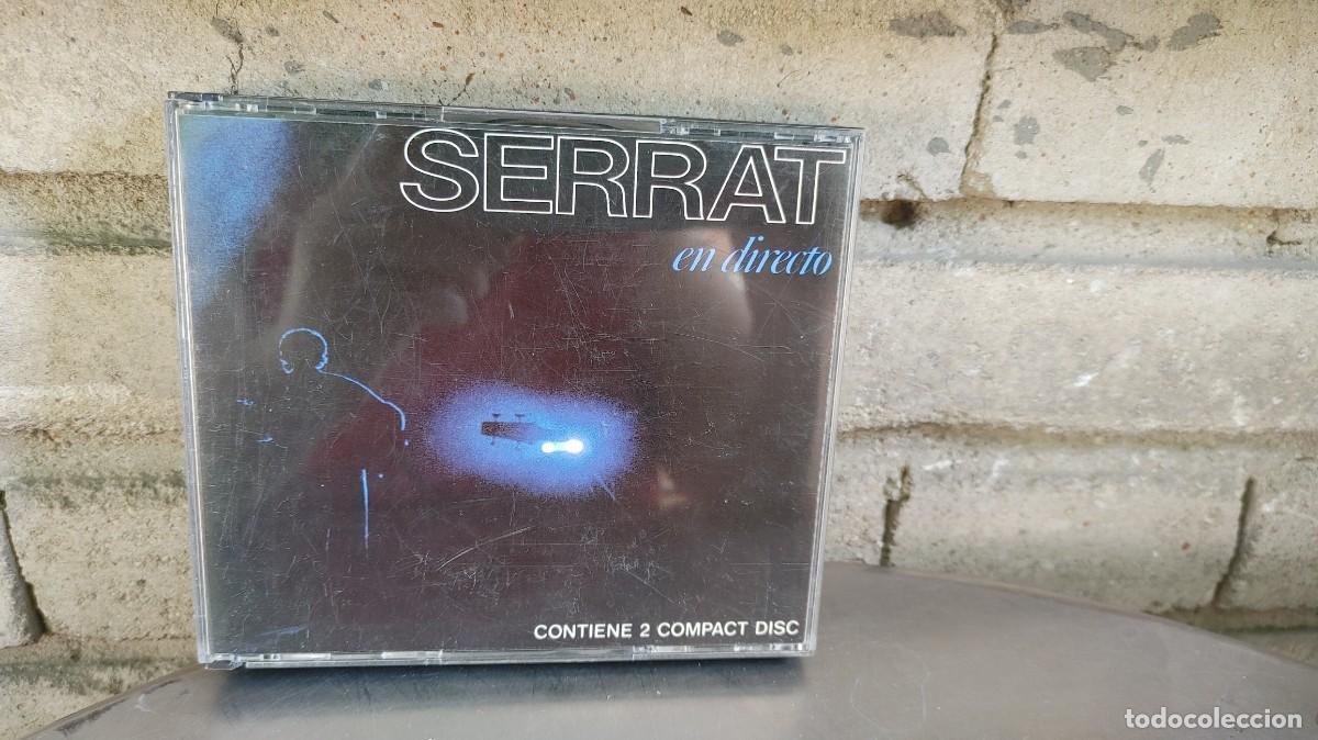 CDs de m&uacute;sica: SERRAT EN DIRECTO-CAJA CON 2 CD - Foto 1